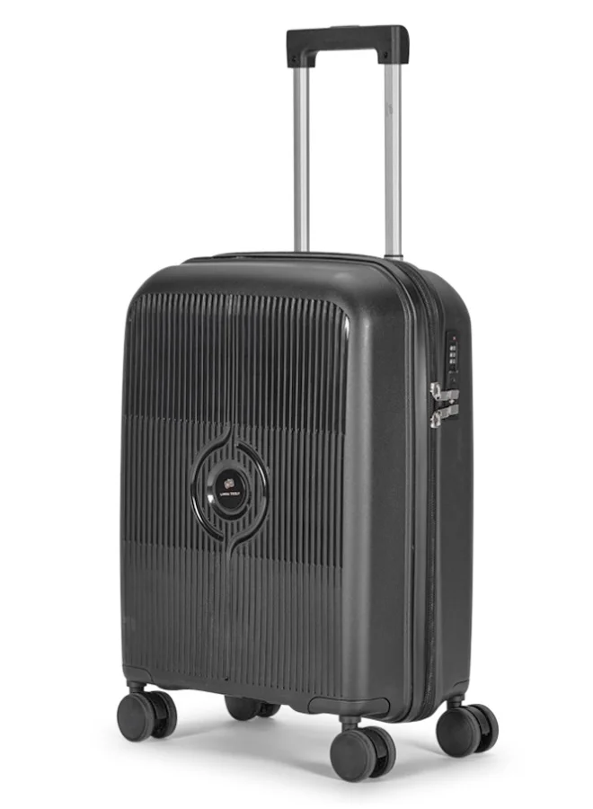 LIMRA Premium 3-Piece Hard Shell Travel Luggage Set – Durable Polypropylene with Smooth Spinner Wheels – Dark Grey